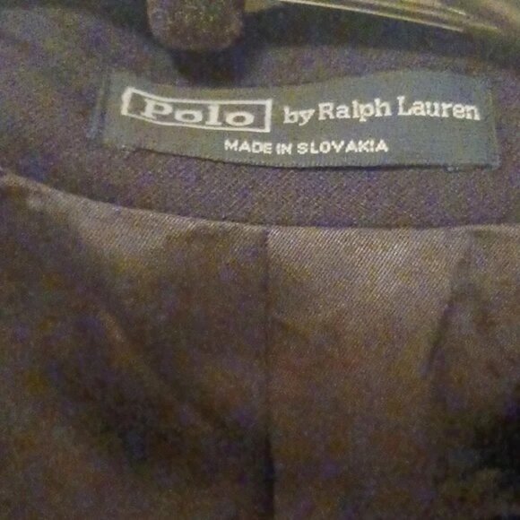 Polo Ralph Lauren 44R Navy Light Wool Blazer - Picture 3 of 4